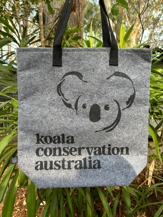 Grey Koala tote bag