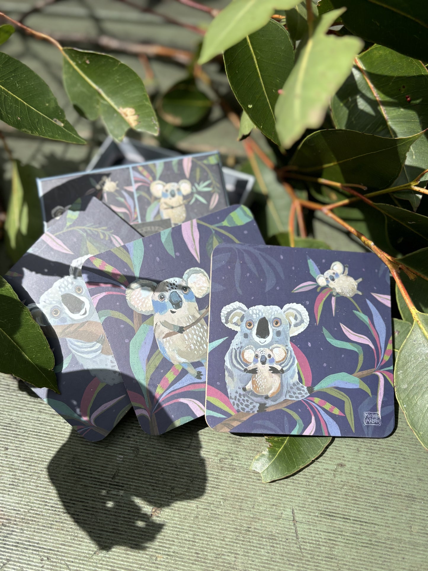 Koala Coasters - Set of 4