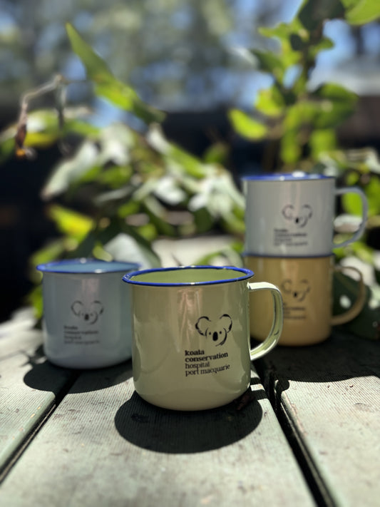 Enamel Camp Mugs - Koala Hospital Port Macquarie Pannikins